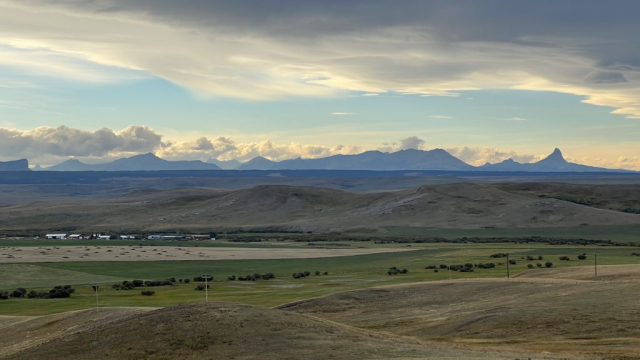 Beautiful View of Montana Countryside